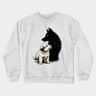 cute puppy Crewneck Sweatshirt